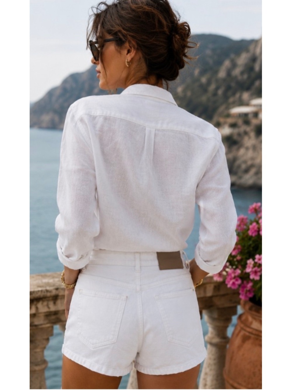 Women's Givenchy White Jean Shorts Size 6